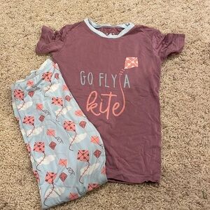 GUC size 8 kickee pants pajamas short sleeve and pants
